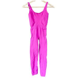 Free People Movement Good Karma Onesie Bright Pink Size XS/Small